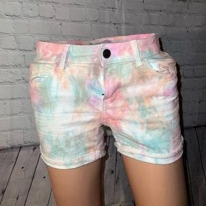 SO multicolor high waist shorts size 12